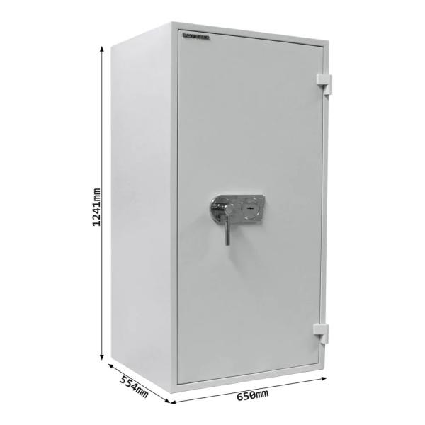 Rottner feuersicherer Wertschutzschrank EN1 Opal Fire OPD-120 IT Premium Doppelbartschloss T05645